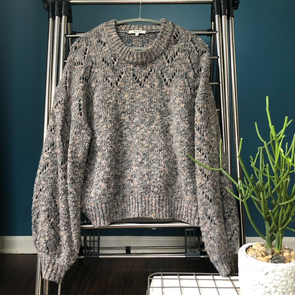 Madewell balloon sleeve sweater